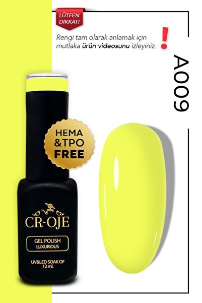 CROJE KALICI OJE A009 - Sarı (12 ml.)
