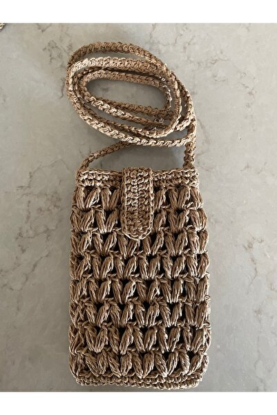 MODA Baggyloop Handmade Knitted Crossbody Women's Mini Phone Bag
