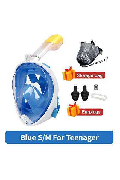 Choice6 Blue S M Teenager Professional Snorkeling Diving Mask Underwater Scub...