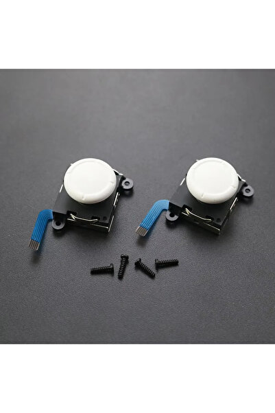 Choice1 2pcs white For Switch / Switch Lite Joy-Con Controller 3D Analog Joys...