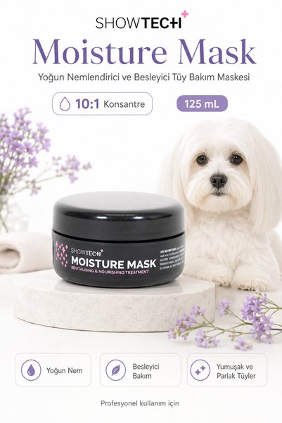 Showtech Moisture Mask Kedi ve Köpekler için Konsantre 10:1 Yoğun Nemlendiric...
