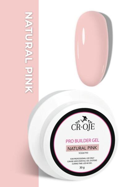CROJE KALICI OJE (Orta Akışkan Kıvam) Pro Builder Gel (Natural Pink) 30 gr