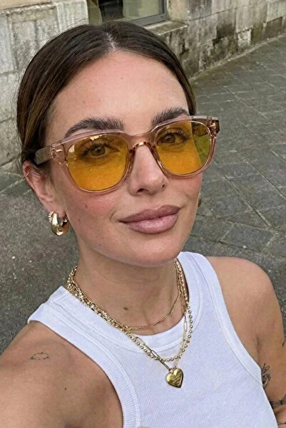 Eyesofia Mimosa Unisex Honey Yellow Sunglasses