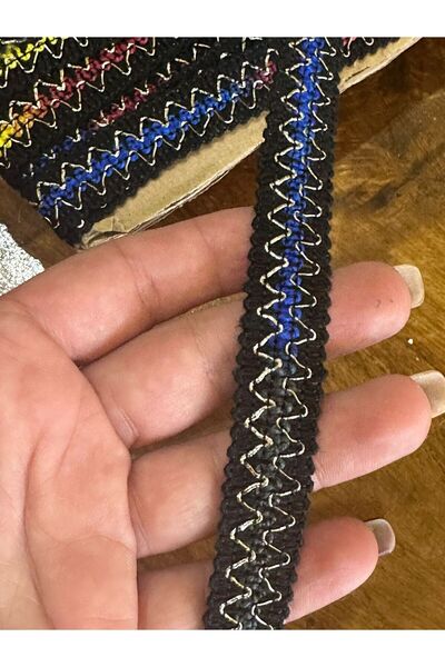 Gönülden Tasarım 1 CM Panglică de tricotaj cu modele colorate - Accesoriu pen...