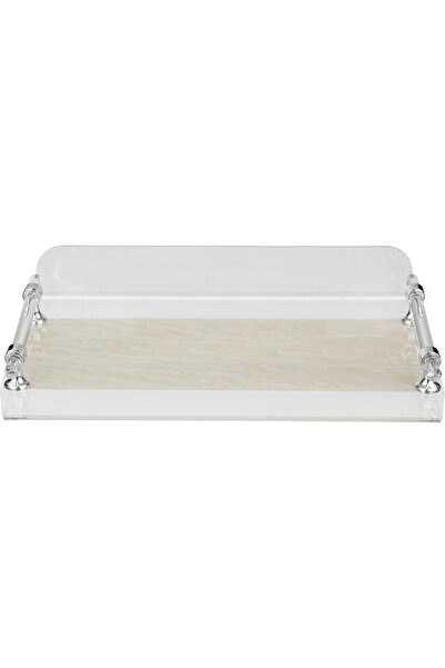 Alsaif Gallery Acrylic Serving Tray Alsaif Gallery, 35x25x5.5 cm - Transparen...