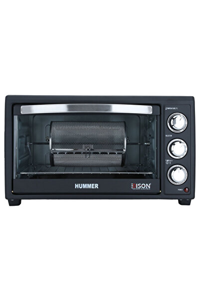 Edison Hummer TY351BCL Electric Grill Oven, 1500W, 35L - Black