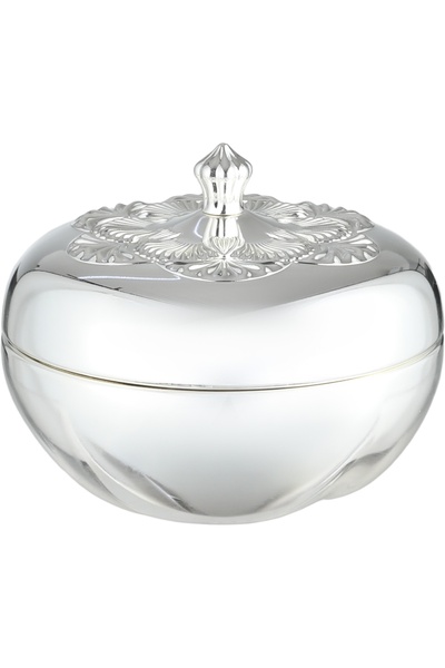Alsaif Gallery Al Saif Gallery Stainless Steel Tamriyat, Metal Lid, 11Cm - Sh...
