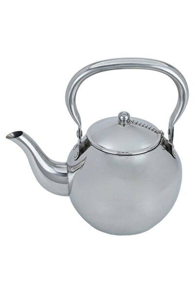 Alsaif Gallery Al Saif Gallery Steel Teapot, 2 Liter - Silver