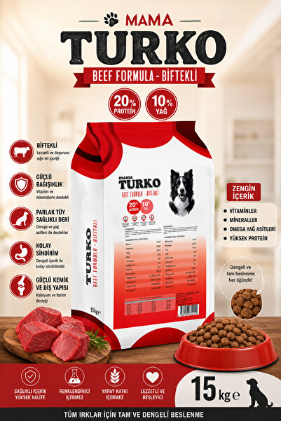 15kg Biftekli Köpek Maması