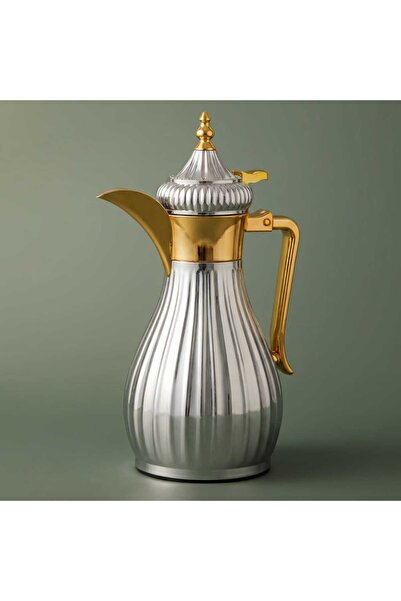 Alsaif Gallery دلة تميم 5 نيكل فضي 0.60 لتر