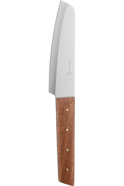Alsaif Gallery Wood Stainless Steel Vegetable Knife, 5.5 Inches, Wooden Handl...