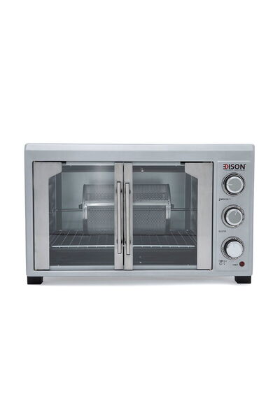 Edison TY455BCL Hammer Oven, 45 liters, 2000 watts, 2 doors - Silver