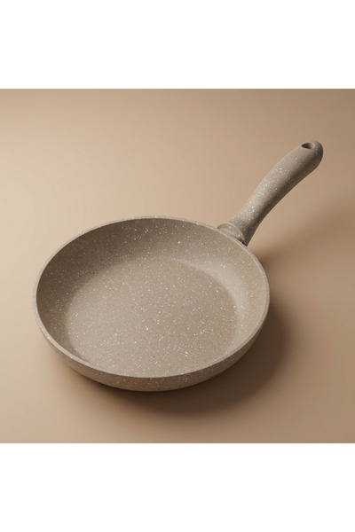 Alsaif Gallery Al Saif Gallery Turkish Granite Frying Pan, 22cm - Light Brown