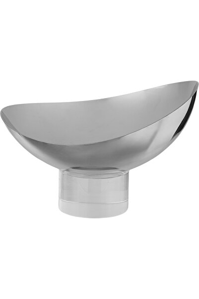 Alsaif Gallery Al Saif Gallery Stainless Steel Serving Stand, 20x18x13 cm, Ov...