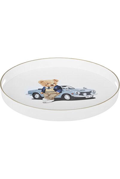Alsaif Gallery Al Saif Gallery Plastic Serving Topper, 42 cm, Round - White