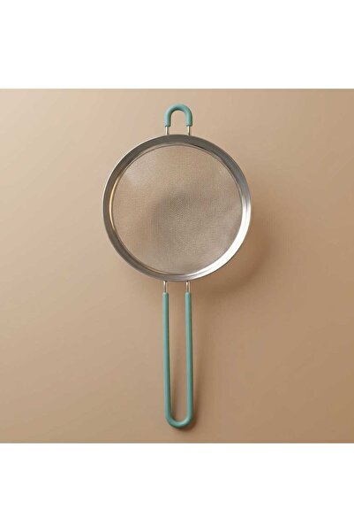 Alsaif Gallery Al Saif Gallery Steel Strainer, 16 Cm, With Silicone Handle - ...