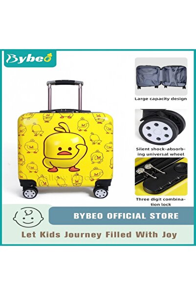 BYBEO Kids 3D Cartoon Rolling Luggage - Child Travel Trolley Bag, Travel Suit...