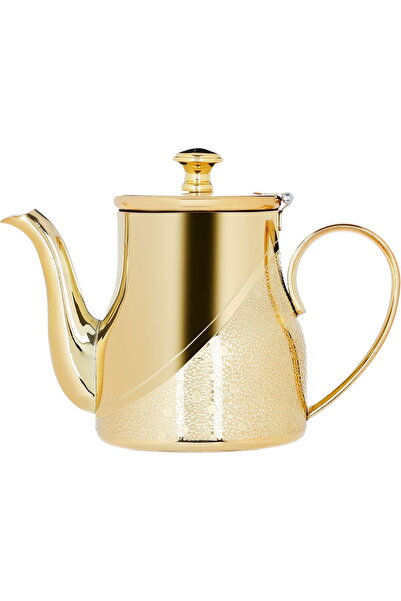 Alsaif Gallery Al Saif Gallery steel jug, 1.2 litres, embossed - gold