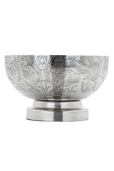 Alsaif Gallery Al Saif Gallery steel bowl, 13 x 8 cm, deep round, with base -...