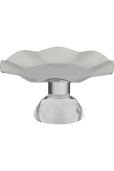 Alsaif Gallery Al Saif Gallery Stainless Steel Serving Stand, 20.5x20.5x11 cm...