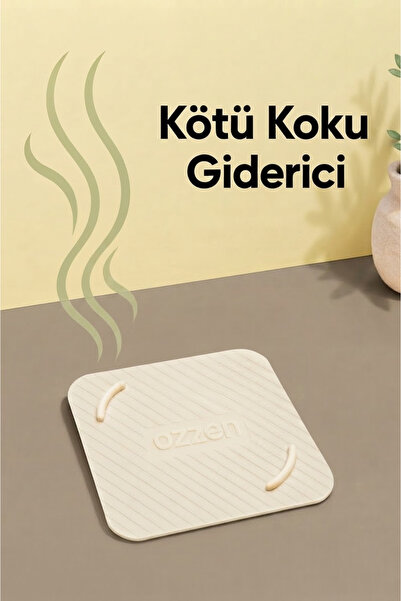 ozzen KREM Kötü Koku Böcek Önleyici Silikon Mat Banyo Mutfak Lavabo Balkon Gi...