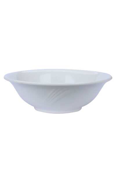 Alsaif Gallery Al Saif Gallery Melamine Deep Plate, 6.2 inches, Round - White