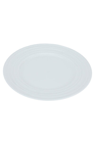 Alsaif Gallery Al Saif Gallery porcelain plate, 27 cm, flat round - white