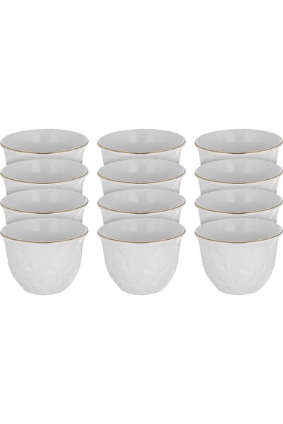Alsaif Gallery Al Saif Gallery Porcelain Arabic Coffee Cups Set, 0.2 Liter, 1...