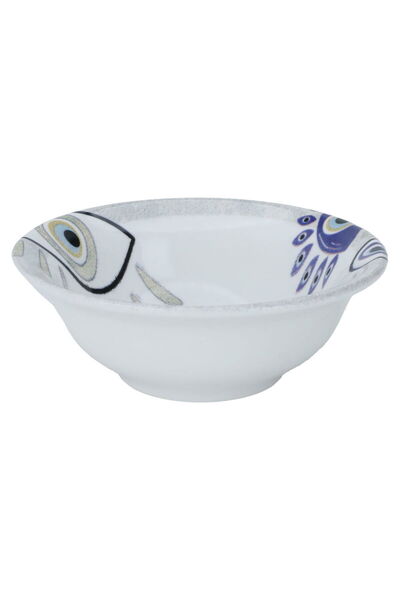 Alsaif Gallery Al Saif Gallery porcelain serving plate, 12 round, deep - white