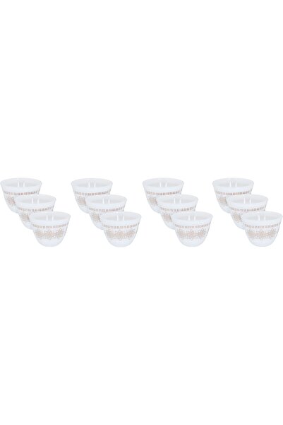 Alsaif Gallery ArcopalAl Saif Gallery Arabic coffee cups, golden pattern, 12 ...
