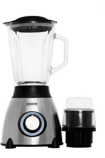 Edison Turbo Electric Blender, 1.5 Liter, 550 Watts - Silver Black