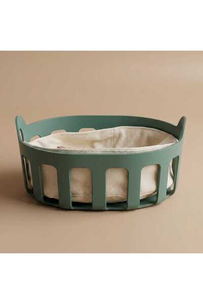 Alsaif Gallery Al Saif Gallery Steel Basket, 24X19X9 Cm - Green