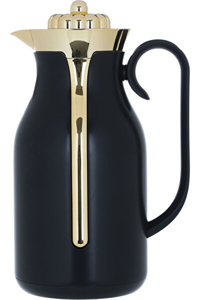 Timeless Rayana Thermos, 1 Liter, Glass Inner Container, Pressure Cooker - Black