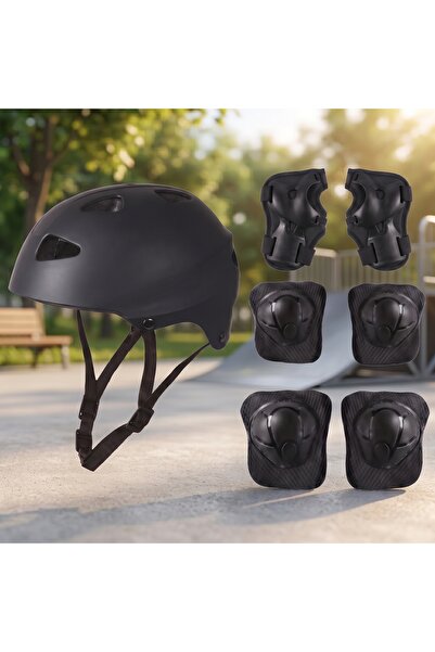 Numaca Çocuk Bisiklet Paten Kaskı - Dizlik Dirseklik Kask Full Koruyucu Set 7...