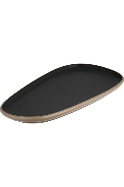 Alsaif Gallery Al Saif Gallery Melamine Serving Dish, 27x15x2 cm, Oval - Beig...