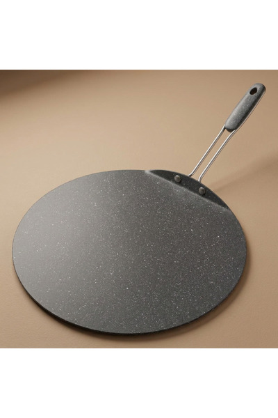 Alsaif Gallery Al Saif Gallery granite frying pan, 35 cm, flat - dark grey