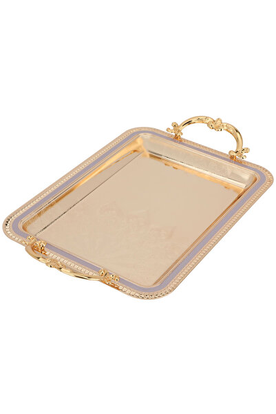 Alsaif Gallery Tofaria Steel , 34x25x2 cm - Gold