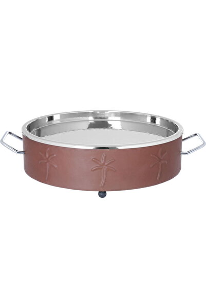 Alsaif Gallery Al Saif Gallery Steel Food Warmer, 14 x 36 x 44 cm, with doubl...