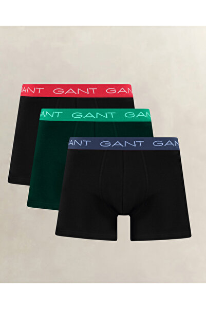 Gant Erkek Siyah Düz Boxer