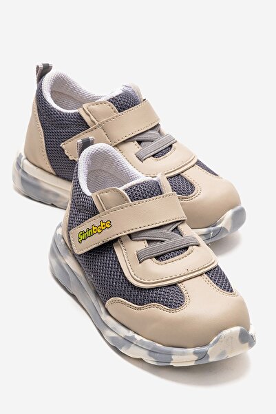 Şirin Bebe Unisex Çocuk Bej Günlük Spor Ayakkabı