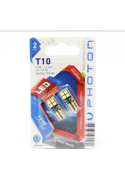 Photon T10 W5W 12V EXCLUSIVE CANBUS LED (2'Lİ BLİSTER) PH7021 EX B2