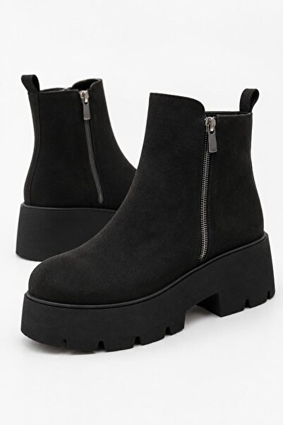 Solo Bag Women's Black Leather Casual Flat Zippered Comfortable Stylish Wedge...