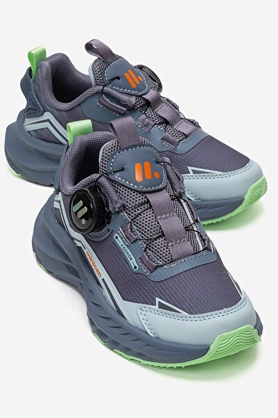 Minican Pantofi sport casual gri pentru băiat
