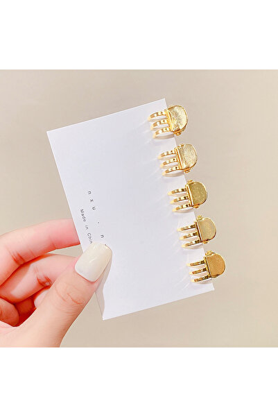 Choice3 Gold 5PCS/Set Women Vintage Gold Silver Bronze Small Metal Hair Claw ...