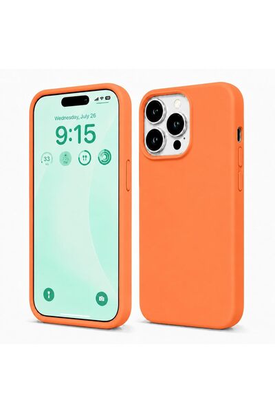HyperAge iPhone 14 Pro Kılıf İçi Kadife Kamera Yükseltili Lansman Silikon Kap...