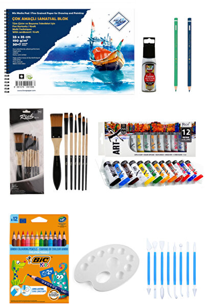 GLANCE Artistic School Supplies Set 3