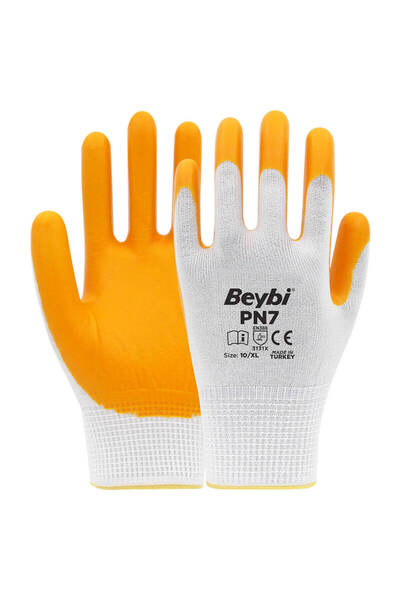 İŞMONT Beybi Pn7 Polyester Knitted Nitrile Gloves