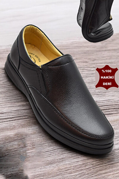 ISPARTALILAR Tab8050 Orthopedic Sole Genuine Leather Men's Shoes Seasonal Dad...