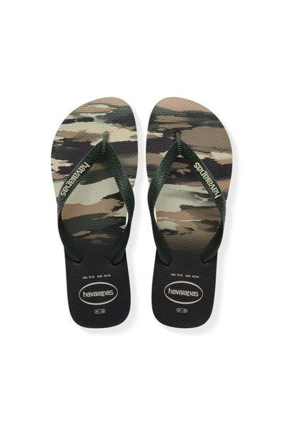 Havaianas TOP CAMU BLACK/OLIVE GREEN Erkek Terlik