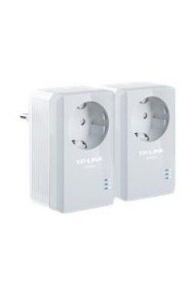 TP-LINK , KIT PowerLine 500Mbps, Ultra Compact Size, HomePlug AV, Pass Throug...